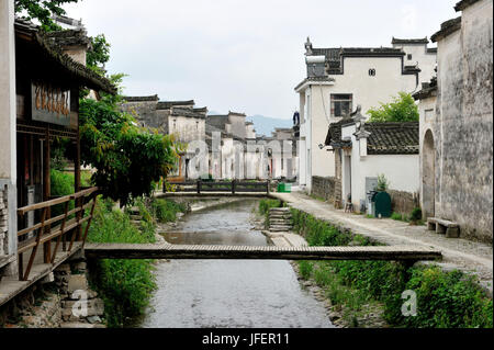Cina, provincia di Anhui, Lucun village Foto Stock
