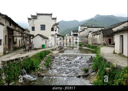 Cina, provincia di Anhui, Lucun village Foto Stock
