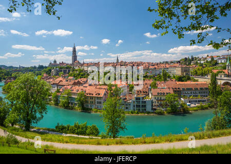 La Svizzera e la città di Berna, Kramgasse Street, Old Town Foto Stock