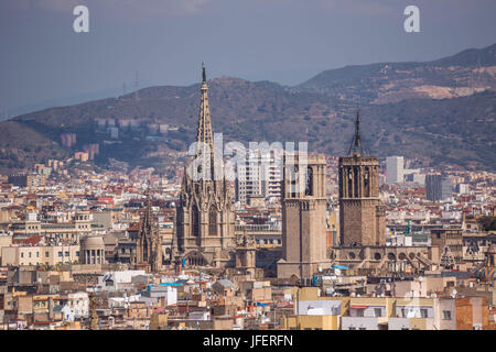 In Spagna, in Catalogna, Barcelona City, Città vecchia (Ciutat Vella), Cattedrale Metropolitana Foto Stock