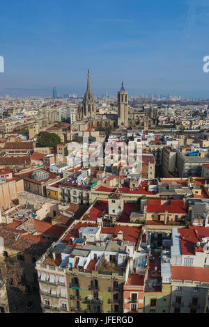 In Spagna, in Catalogna, Barcelona City, Città vecchia (Ciutat Vella), Cattedrale Metropolitana Foto Stock