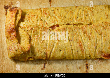 Low Carb cavolfiore stromboli Foto Stock