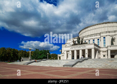 La Bielorussia Minsk, Opera House Foto Stock