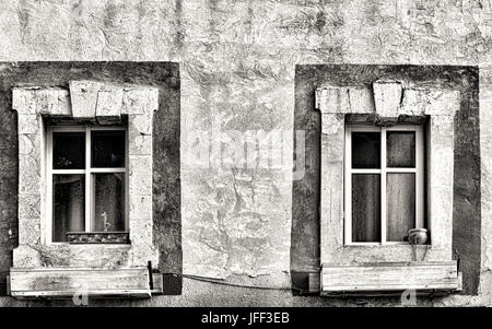Israele vecchio Windows Foto Stock
