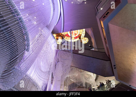 Interno del Cosmopolitan hotel e casino di Las Vegas Foto Stock