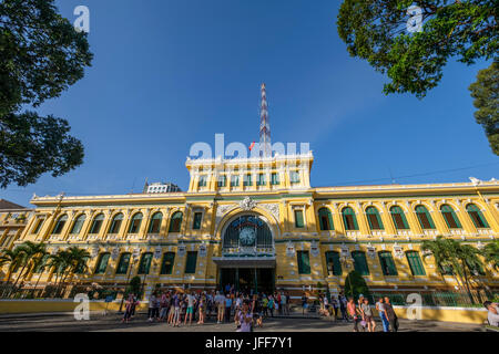 Saigon Central Post Office, Ho Chi Minh City, Vietnam Asia Foto Stock