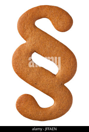 Gingebread paragrafo Cookie Foto Stock