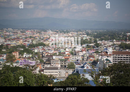 Thailandia CHIANG RAI MAE SAI città di confine Foto Stock