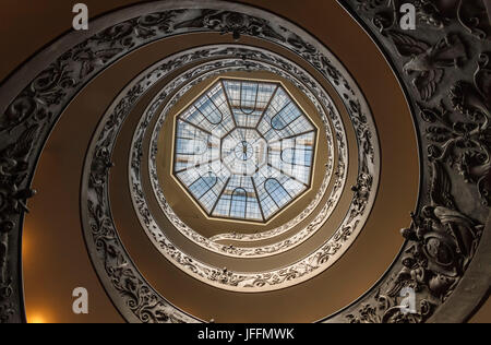 Scala del Bramante, Città del Vaticano, Roma Foto Stock