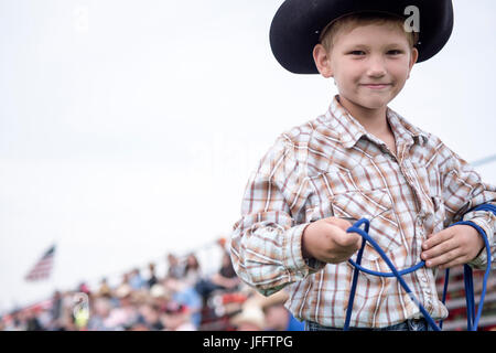 Rodeo, Eliicottville, New York Foto Stock