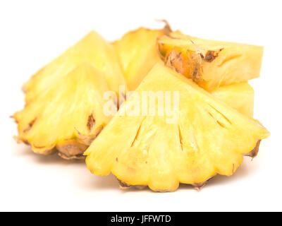 Ananas su bianco Foto Stock