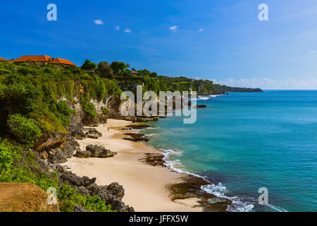 Una spiaggia segreta - Bali Indonesia Foto Stock