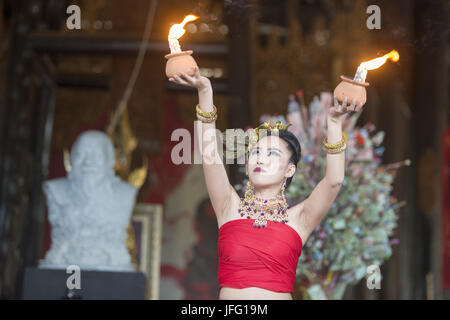 Thailandia CHIANG RAI TRADIZIONE BAANDAM Foto Stock