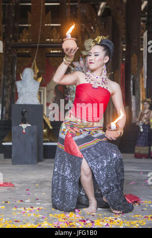 Thailandia CHIANG RAI TRADIZIONE BAANDAM Foto Stock