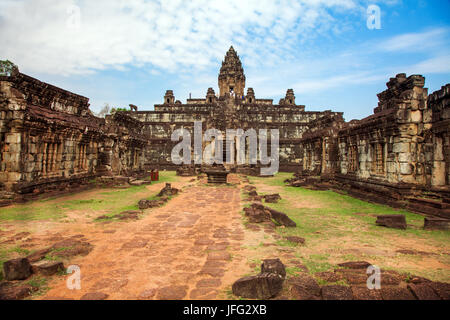 Bakong Prasat tempio di Angkor Wat Foto Stock