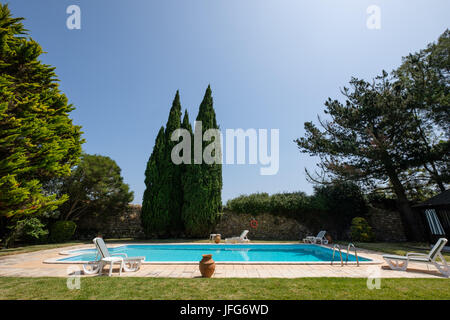 Piscina esterna Foto Stock