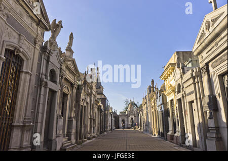 La Recoleta Cemetery, Argentina Buenos Aires Foto Stock