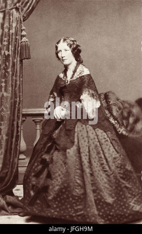 Harriet Beecher Stowe (1811-1896), autore abolizionista della capanna dello zio Tom. Foto Stock