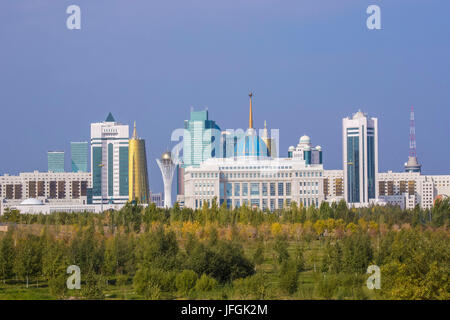 Il Kazakistan, Astana City, Nuova città amministrativa, Presidente Palace Foto Stock