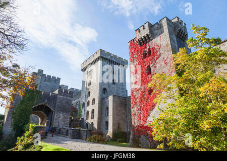 Il Galles, Bangor, Penrhyn Castle Foto Stock