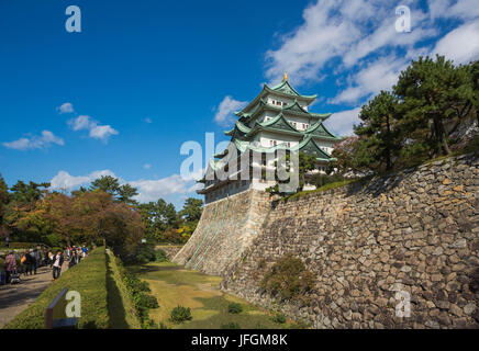 Giappone, città di Nagoya, Il Castello Nagoya Foto Stock