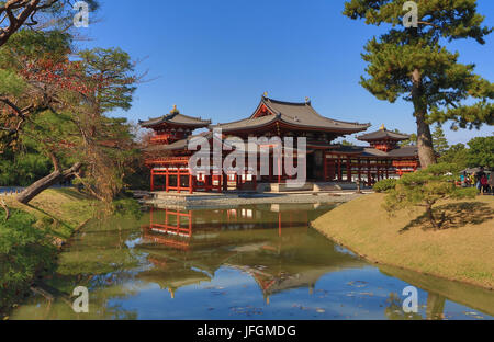 Giappone, Uji City, Uji Byodo-in tempio, Patrimonio Mondiale dell'UNESCO, Foto Stock