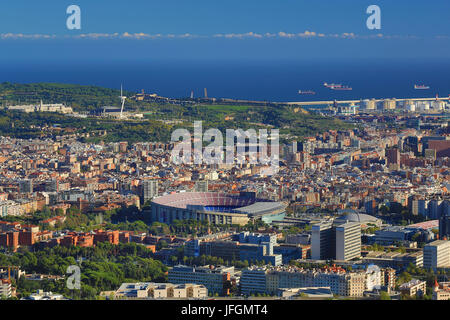 Spagna, Catalunya, Barcelona City, Nou Camp Stadium Foto Stock