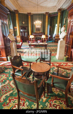 Inghilterra, Londra, Whitehall, la nazionale liberale, Club Lounge Foto Stock