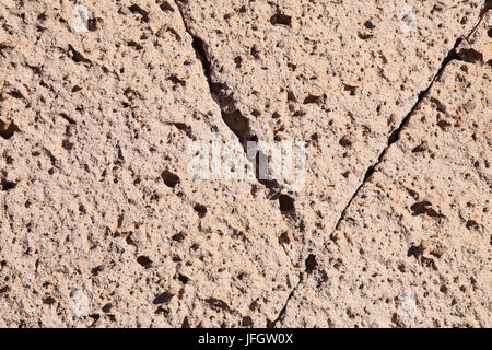 Il Cile, Monjes de Pakana, formazione di roccia, vista dettagliata Foto Stock