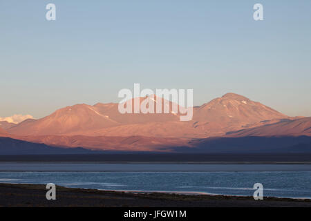 Il Cile, parco nazionale Nevado Tres Cruzes, laguna di Santa Rosa Foto Stock