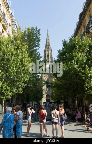 Cattedrale Buen Pastor, Donostia-San Sebastián, Gipuzkoa, le Province Basche, Spagna Foto Stock