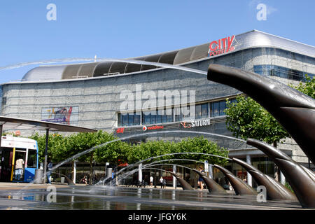 Centro Commerciale City Point, King's Square, Città Vecchia, Kassel, Hessen, Germania Foto Stock