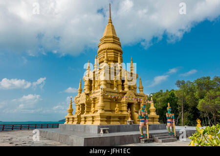 Il Porto di Laem Sor pagoda, Ko Samui, Tailandia Foto Stock