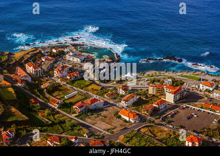 Porto Moniz - Madeira Portogallo Foto Stock