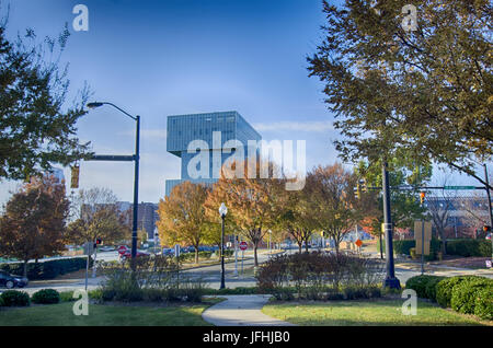 Autunno in città di Charlotte qc della carolina del Nord Foto Stock