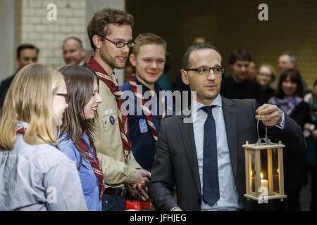 Umore di Natale presso il Ministero federale della Giustizia Foto Stock