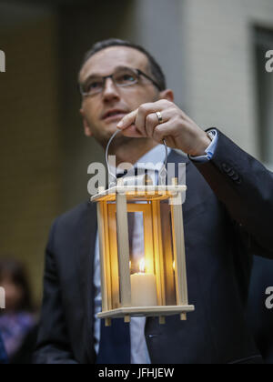 Umore di Natale presso il Ministero federale della Giustizia Foto Stock