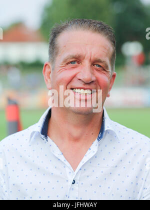 Coach Andreas Petersen ( Germania Halberstadt ) Foto Stock