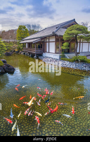 Giappone, Himeji City, Kouko En-Garden, il castello di Himeji Garden Foto Stock