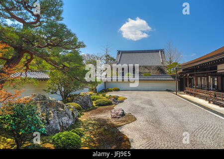 Giappone, Kyoto City, Nazenji tempio, Zen-Garden Foto Stock