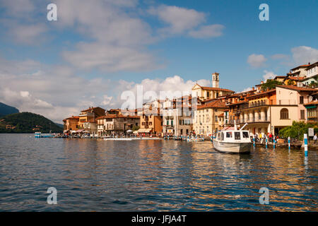 Lago d'Iseo, Lombardia, Italia, Montisola Foto Stock