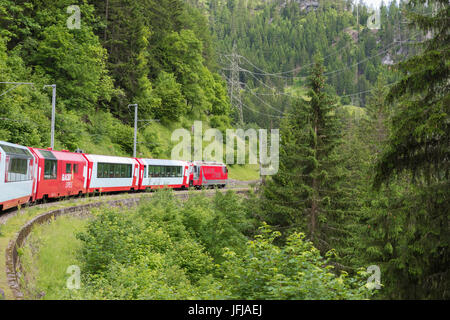 Ghiacciaio sul Tour - Grigioni, Svizzera Foto Stock