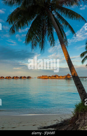 Sipadan Water Village a Pulau Mabul, Malaysia Foto Stock