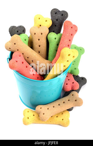 Cesto di biscotti di cane Foto Stock