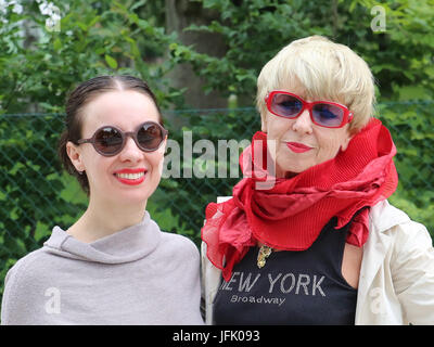 Monika Ehrhardt-Lakomy Klara e Johanna Lakomy Foto Stock