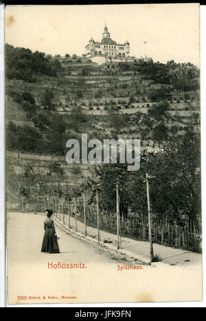 02383-Oberlößnitz-1902-Spitzhaus-Brück & Sohn Kunstverlag Foto Stock