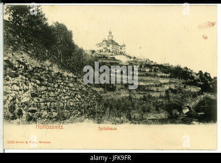 02385-Oberlößnitz-1902-Spitzhaus-Brück & Sohn Kunstverlag Foto Stock