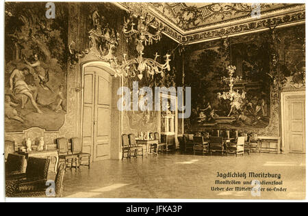 02679-Moritzburg-1902-Jagdschloß Monströsensaal-Brück & Sohn Kunstverlag Foto Stock