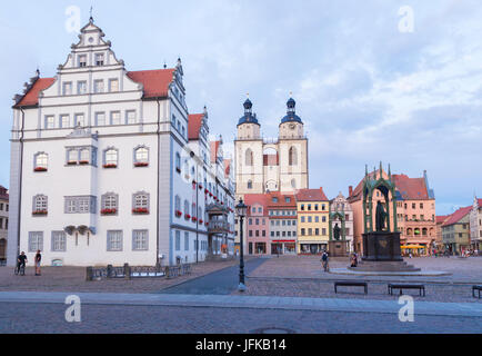 Town Hall Wittenberg Foto Stock