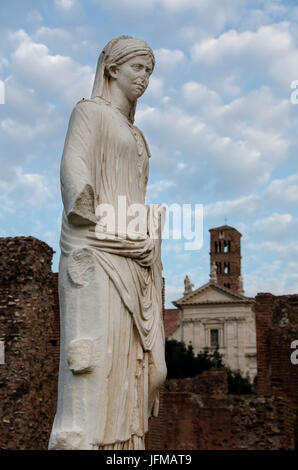 L'Europa, Lazio, l'Italia, Roma, casa delle Vestali Foto Stock